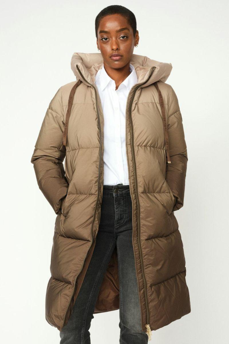 Mos Mosh Jakke | Savannah Tan | MMNova Dip Dye Down Jacket – Lisen.dk
