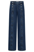 Willa Button Jeans 41005 | Indigo | Bukser fra Co'couture