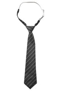 Nila Stripe Tie 39050 | Mid Grey | Slips fra Co'couture
