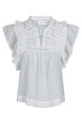 Jayla S Voile Top | Weiß | Top von Neo Noir