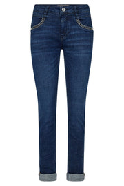 Naomi Cadillac Jeans Regular | Dark Blue | Jeans fra Mos Mosh