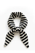 Striped Triangle Scarf | Black – nedsat
