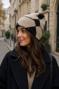 Check Beanie | Beige