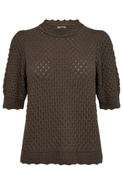 Gina Pullover 204511 | Morel | Strik fra Freequent