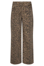 Dara Leo PantsRegular | Leopard Print | Bukser fra Mos Mosh