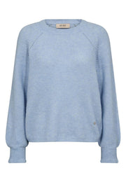 Talli LS Knit | Cashmere Blue | Strik fra Mos Mosh