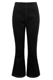 Asta Flair Pant | Black Denim | Bukser fra Liberté