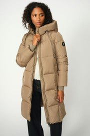 Nova Square Down Coat | Brindle | Jakke fra Mos Mosh