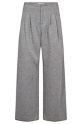 Lance Pleat Sweatpant 41020 | Grey Melange | Bukser fra Co'couture