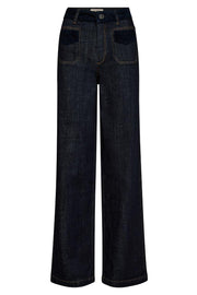 Colette Daw Jeans Long | Dark Blue | Jeans fra Mos Mosh