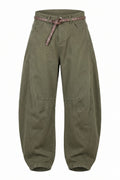 Colette Balloon Fit Trousers | Kaki