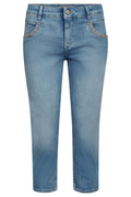 Naomi Bali Jeans Capri | Light Blue | Jeans fra Mos Mosh