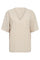 Lava Blouse | Simply Taupe W. Off-White | Bluse fra Freequent