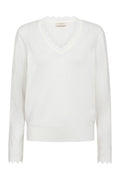 Katie Pullover 206463 | Star Off-White | Strik fra Freequent – nedsat