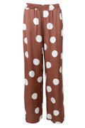 Mabel Pant | Mocca Dot | Bukser fra Black Colour