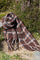 Pauline Chekered Winter Scarf 208411 | Mocca | Black Colour