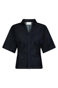 Spenda Jeansbluse | Dunkelblau | Bluse von Neo Noir