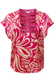 Tia Blouse | Pink Mix | Bluse fra Liberté