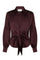 Naja Satin Shirt | Burgundy | Bluse fra Neo Noir