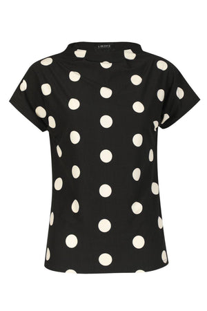 Alma Top | Black Big Dot | Bluse fra Liberté