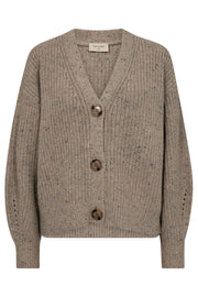 Logan Cardigan 204664 | Simply Taupe Mel. | Cardigan fra Freequent