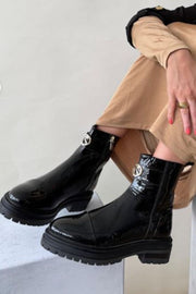 Lady Boss Patent | Black patent | Støvler fra Copenhagen Shoes