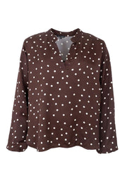Valery Ls Blouse | Coffee | Bluse fra Black Colour