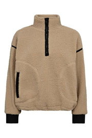 Madin Fleece Anorak 30341 | Sand | Jakke fra Co'couture
