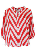 Annalina Satin Blouse | Red | Bluse fra Black Colour