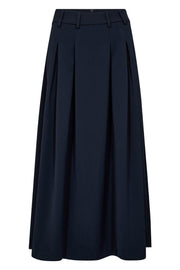 Anya Pleat Skirt 34178 | Navy | Nederdel fra Co'couture