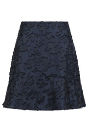 Loui Artwork Skirt | Navy | Nederdel fra Neo Noir