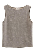 Viska Top 207173 | Desert Taupe W. Silver | Top fra Freequent