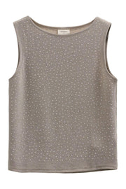 Viska Top 207173 | Desert Taupe W. Silver | Top fra Freequent