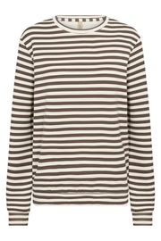 Tini Stripe Sweat | Brun | Bluse fra Statebird