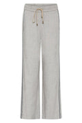 Bali long wide leg | Steel | Bukser fra Gustav