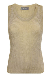 Relena Imanja Knit Tank Top  | Gold | Strik fra Mos Mosh