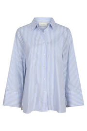 Dita Mini Stripe Shirt | Light Blue | Skjorte fra Neo Noir