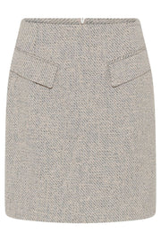 Olivia high waist short skirt 54558 | Sand | Nederdele fra Gustav