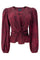Tiki Ls Twist Blouse | Bordeaux | Bluse fra Liberté