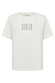 Malak Tee 207111 | Star Off-White | T-Shirt fra Freequent
