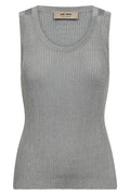 Relena Imanja Knit Tank Top | Silver | Strik fra Mos Mosh – nedsat