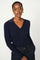 Relena Rib Polo Knit | Maritime Blue | Strik fra Mos Mosh