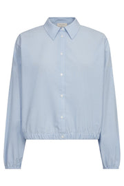 Lindin Shirt 203389 | Della Robbia Blue w. Offwhite | Skjorte fra Freequent