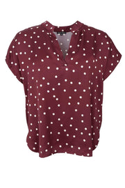 Valery Ss Blouse | Plum | Bluse fra Black Colour