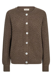 Jazz Cardigan 206456 | Morel Melange | Cardigan fra Freequent