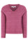 SRAllison V-Neck Knit | Rose Wine Melange | Strik fra Soft Rebels