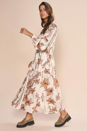 Sabri Ls Lilium Dress | Toasted Nut | Kjole fra Mos Mosh