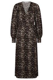 Leo LeoCC Wrap Dress | Mocca | Kjole fra Co' Couture
