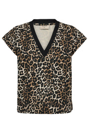 Kassy Pullover 206007 | Burro W. Black | Strik fra Freequent