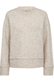 Mulle Pullover 204036 | Moonbeam Melange | Strik fra Freequent